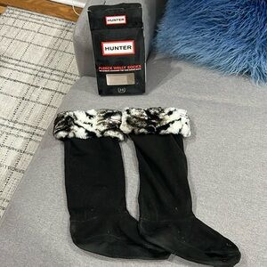 Hunter Fleece Welly Socks